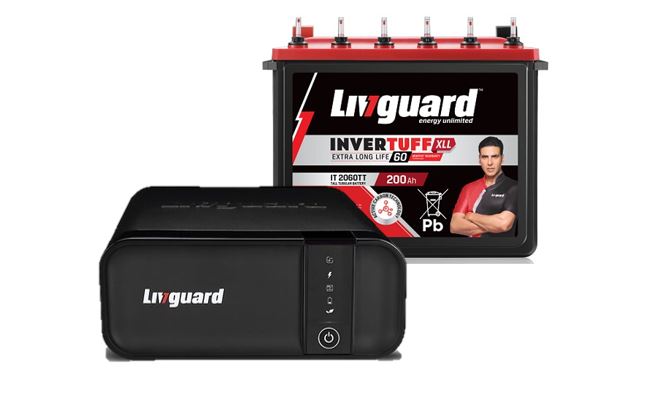 Livguard NUS1150-IT2060TT Combo Kit For 2BHK